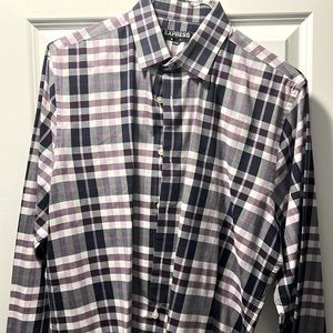 Express men shirt purple